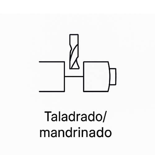icono de mandrinado en torno diagrama de mandrinado en torno