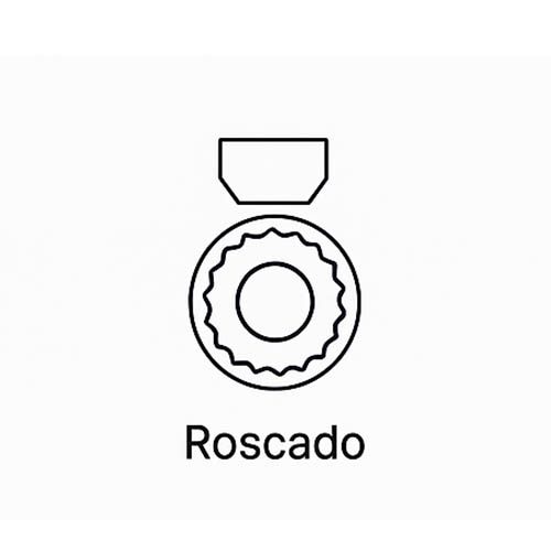 icono de roscado en torno diagrama de roscado en torno
