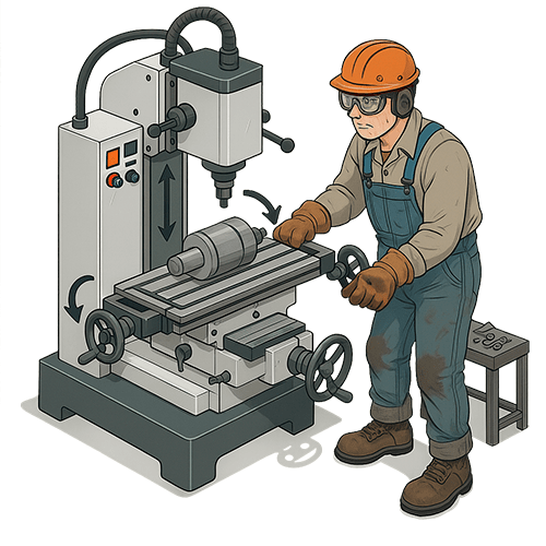Fresa universal manual